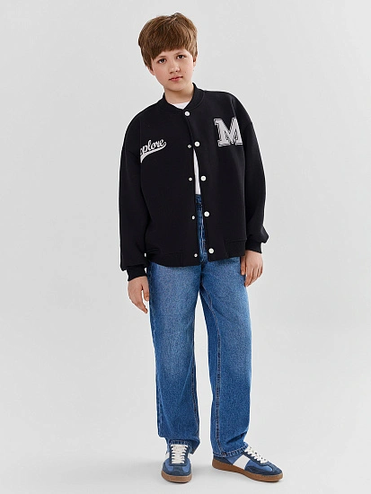 картинка Джинсы для мальчиков Baggy relaxed fit синие от магазина одежды для мальчиков от бренда Mark Formelle