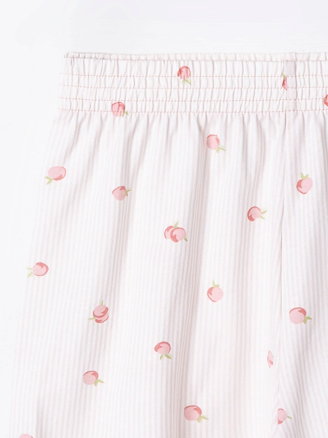 Комплект домашний женский розовый из хлопка - 8