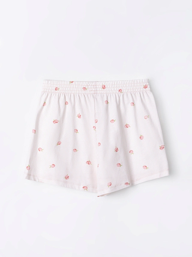 Комплект домашний женский розовый из хлопка - 9