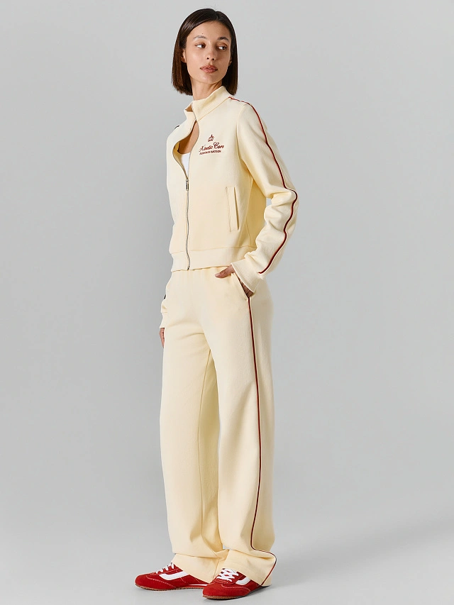 Брюки женские прямого кроя с эластичным поясом - 2