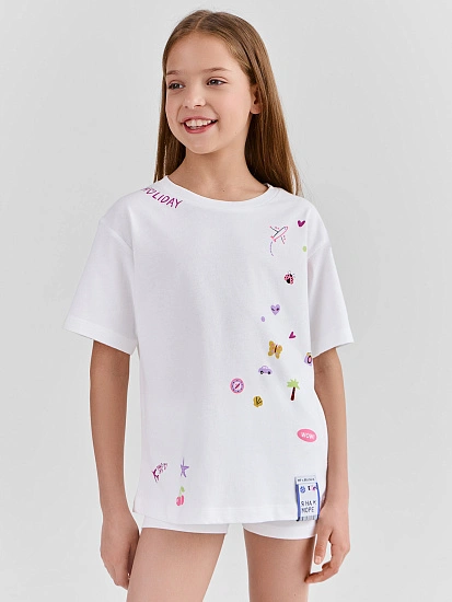 картинка ФУТБОЛКА ДЛЯ ДЕВОЧЕК от известного бренда одежды для девочек Mark Formelle