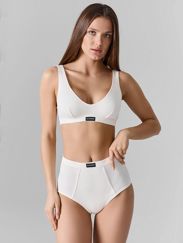 

Трусы женские, Сумрачно -белый1, 25-40806Ц-1