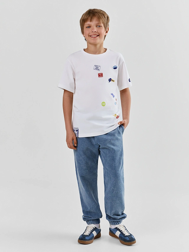 

Брюки для мальчиков, Шторм acid wash, 25-ОБР40069Ц-7