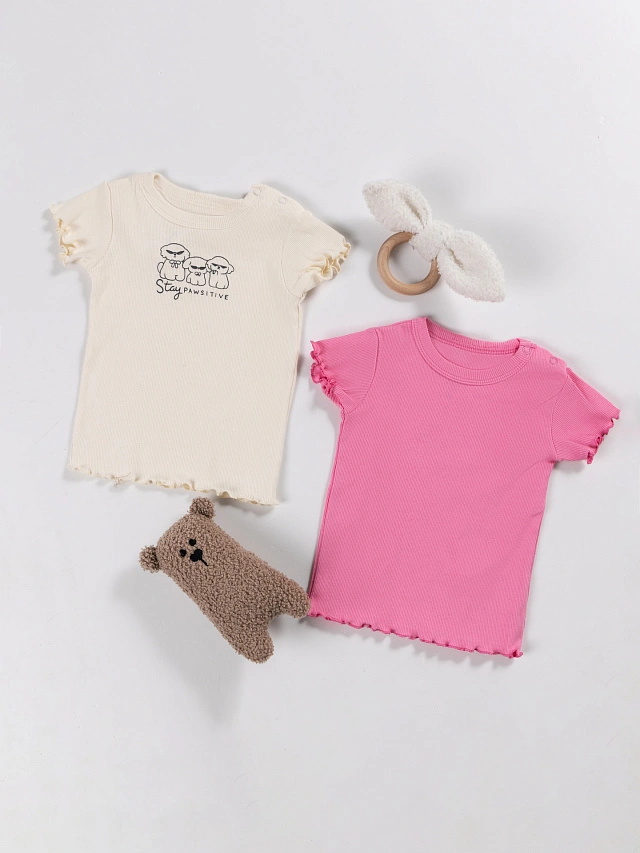 Джемпер детский розовый в наборе, 2 шт