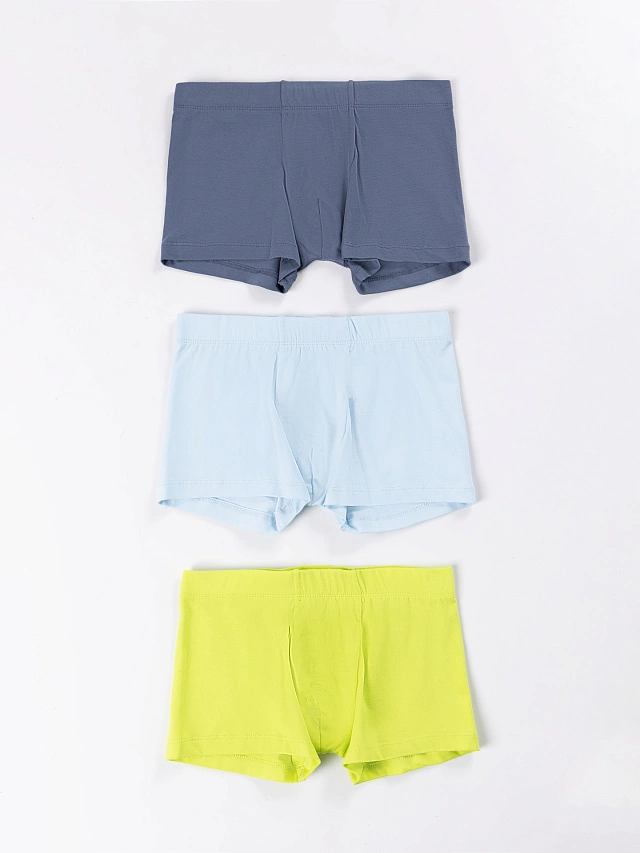 

Трусы для мальчиков (3шт.), Дикий лайм +голубое небо +темное небо, 25-40729Ц-5