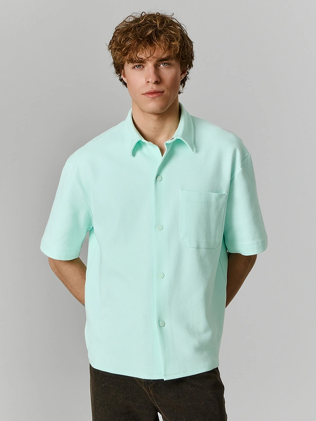 

Рубашка мужская, Голубой опал, 25-5750Ц-2