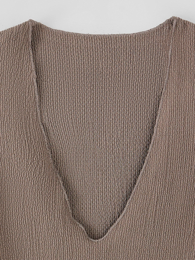 Блузка женская коричневая - 7
