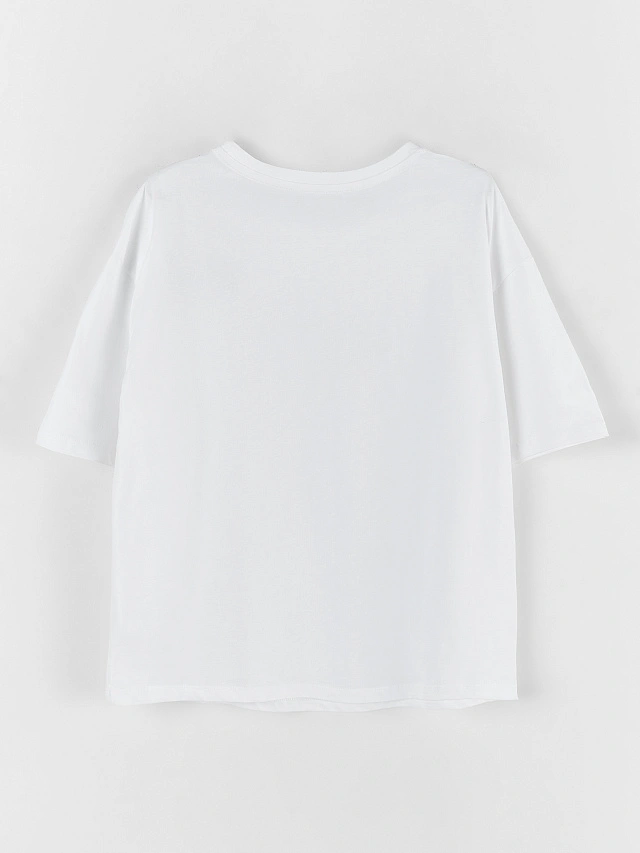 Комплект домашний женский с цветочным принтом - 7