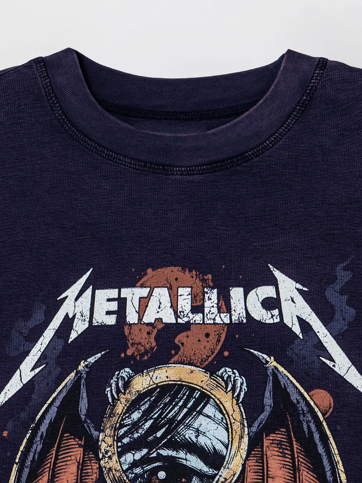 Футболка мужская синяя "Metallica"