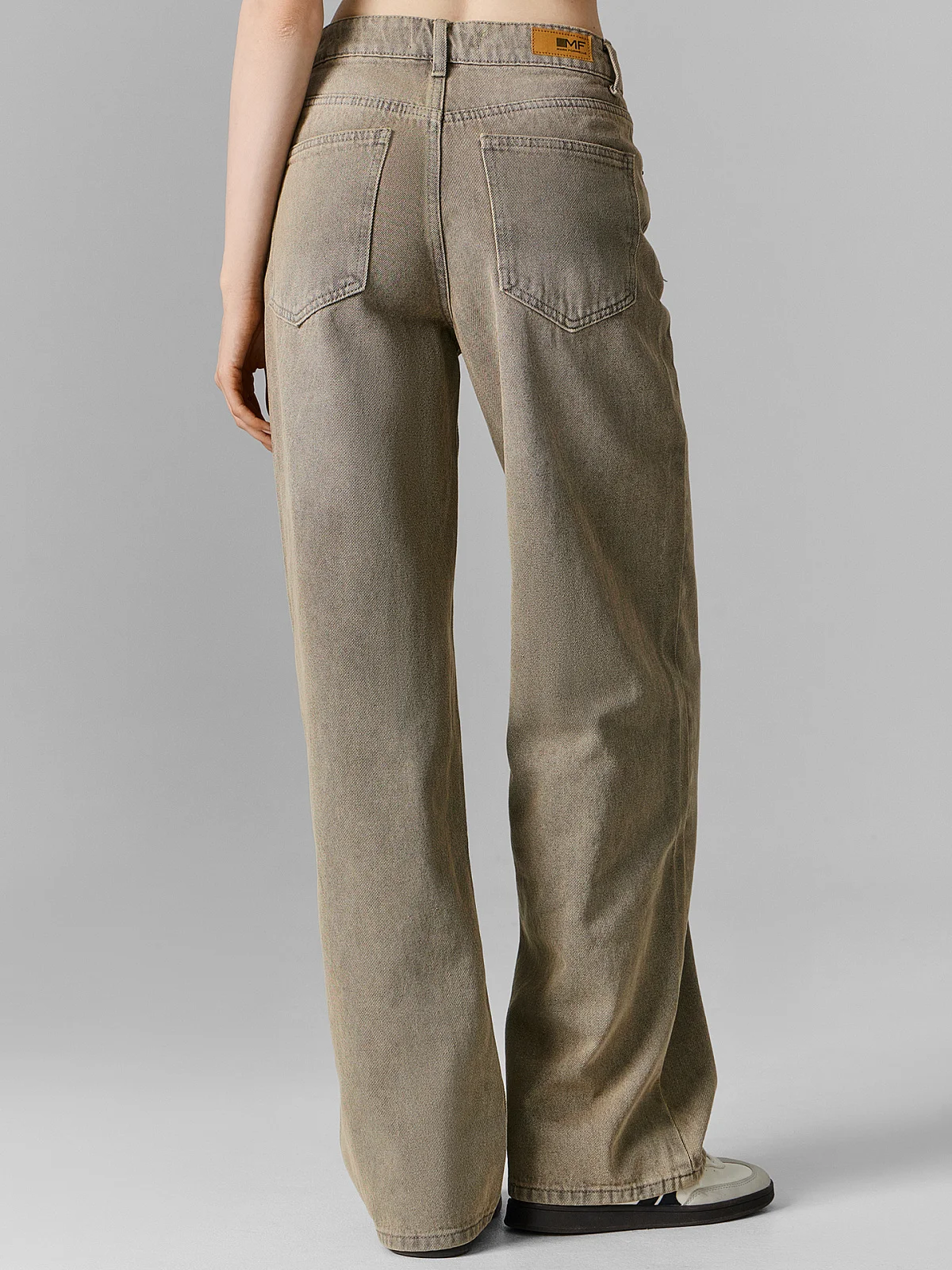 Джинсы женские Baggy fit серые - 5