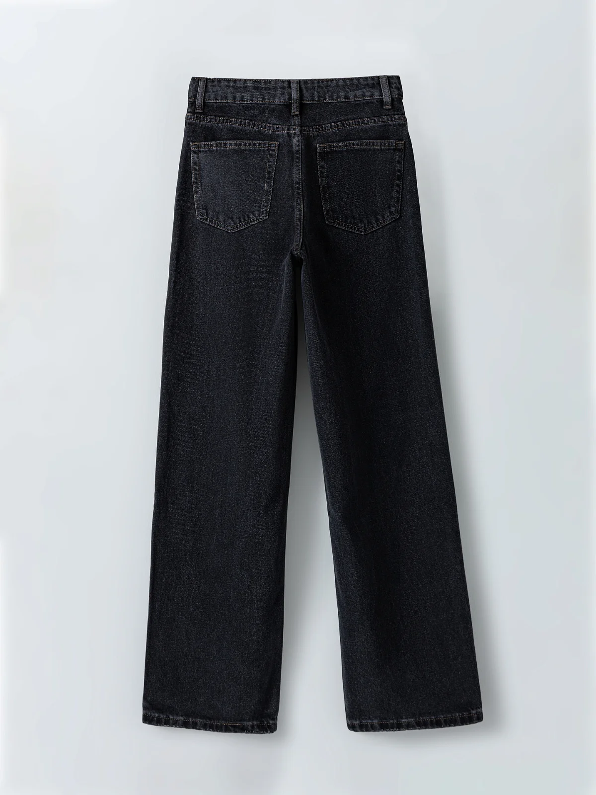 Джинсы Wide leg fit женские серые - 9