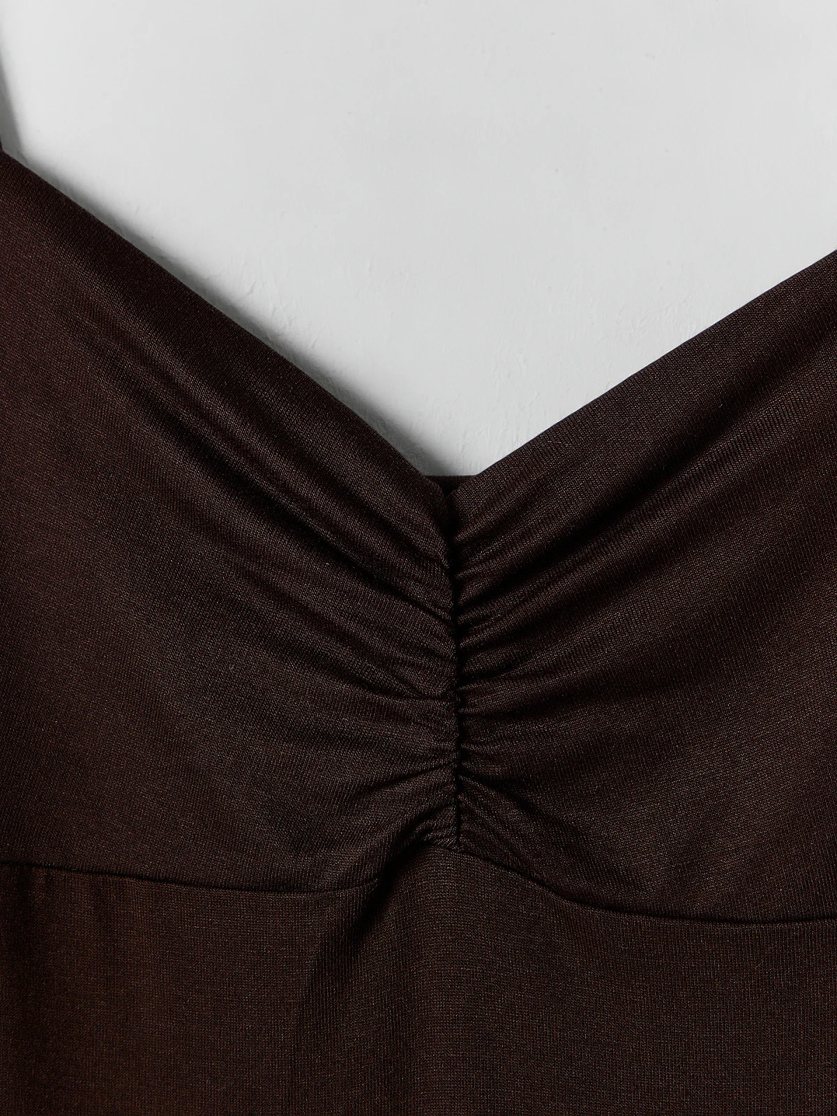 Сорочка ночная женская коричневая - 6