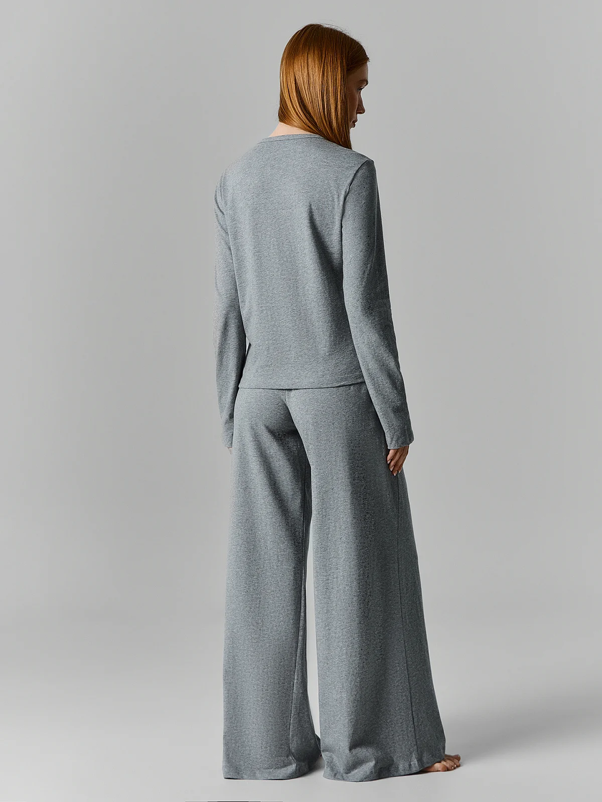 Комплект домашний женский серый