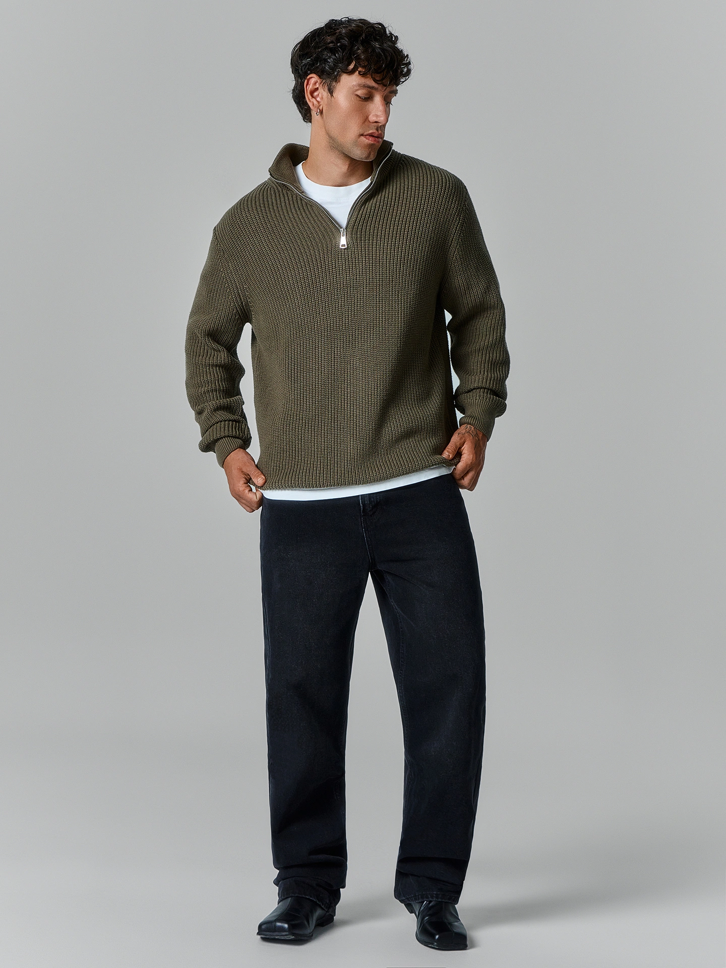 Джинсы Staright fit мужские черные